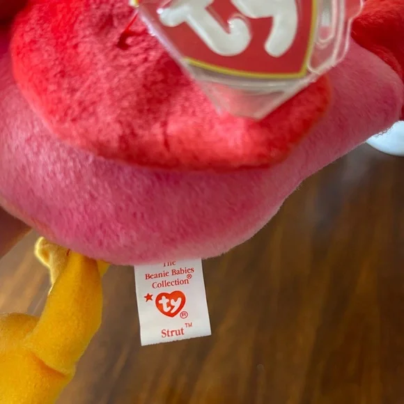 ty “strut” beanie baby